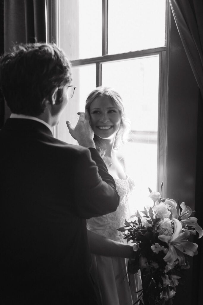 Candid wedding portraits taken by a documentary wedding photographer in Bardstown, Ky.